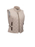 Wmns Quilted Riding Cream Vest
