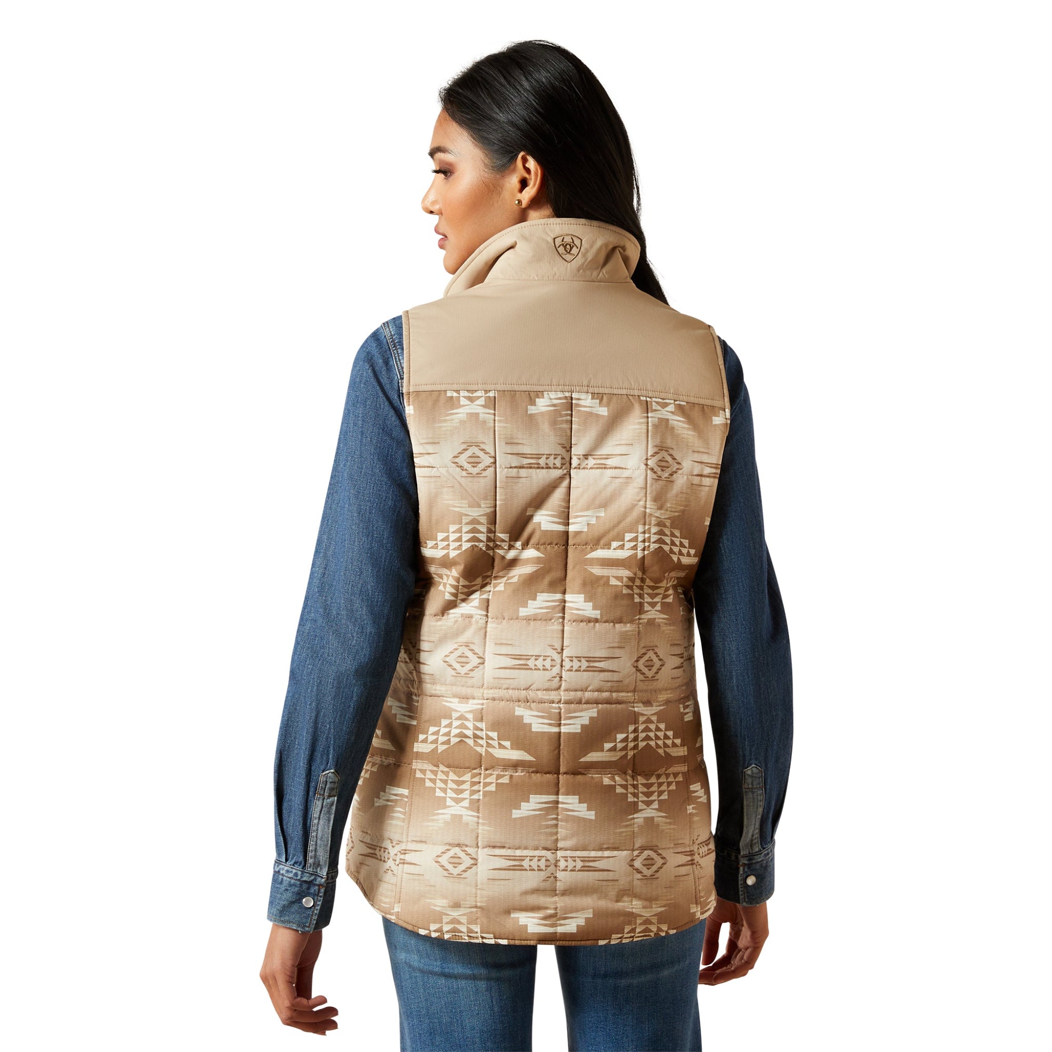 Wmns Savannah Tan/Dune Print Vest