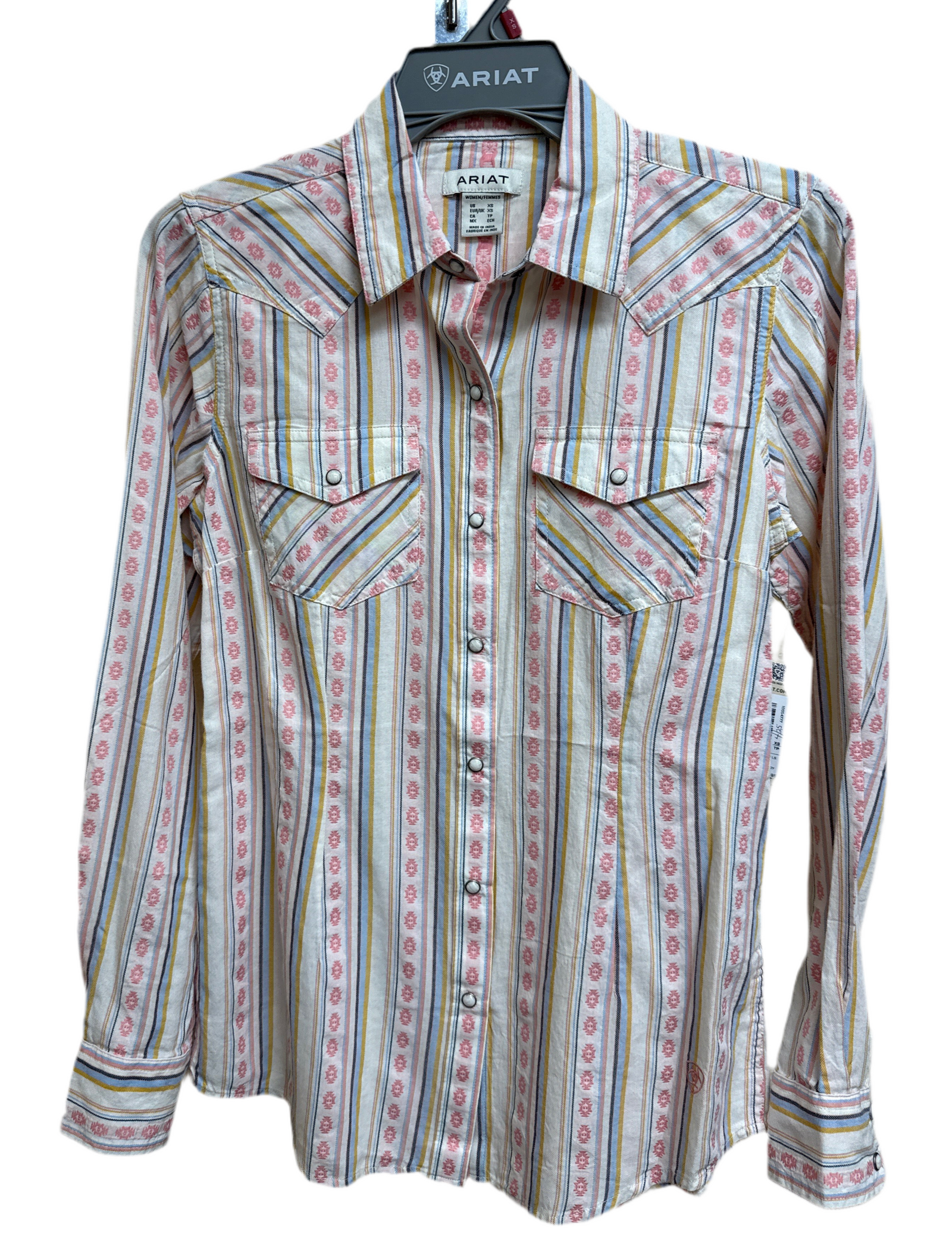 Wms Ariat Alyssa Snp LS Shirt