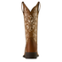 Wms Round Up Holly Wide Square Toe Western Boot