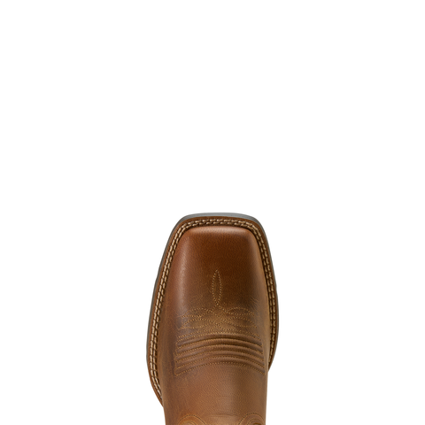 Wms Round Up Holly Wide Square Toe Western Boot
