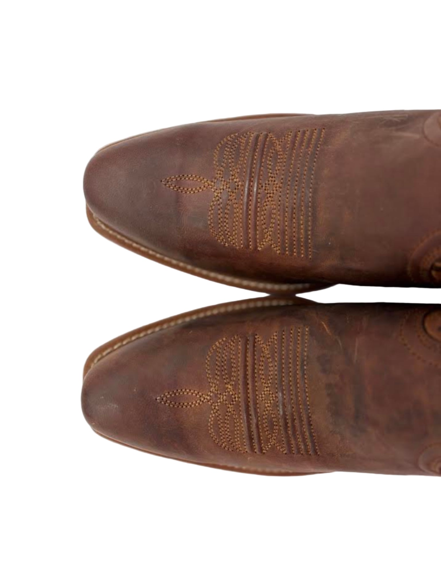Pair of brown leather 