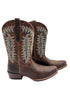 Pair of brown cowboy boots 