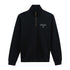 Black quarter-zip sweatshirt with a Wrangler Brand logo and a steer head on the chest 