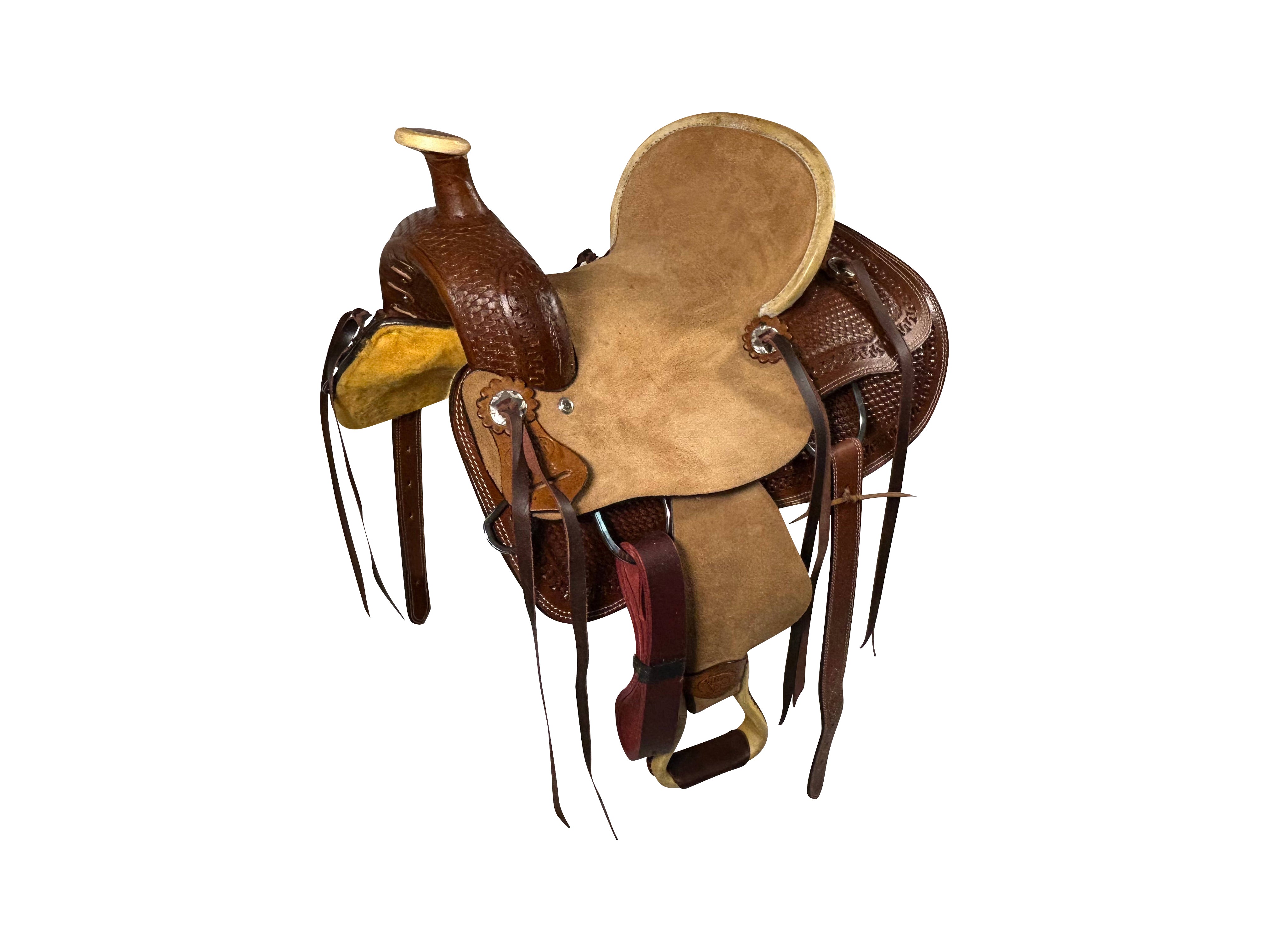 Bodie Hard Seat Youth Ranch Saddle 4