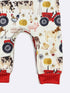 Vintage Tractor Boy Romper