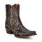 Corral Women's Studded Floral Embroidery Western Ankle Boots