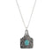 Floral Cowtag Attitude Necklace ANC5929