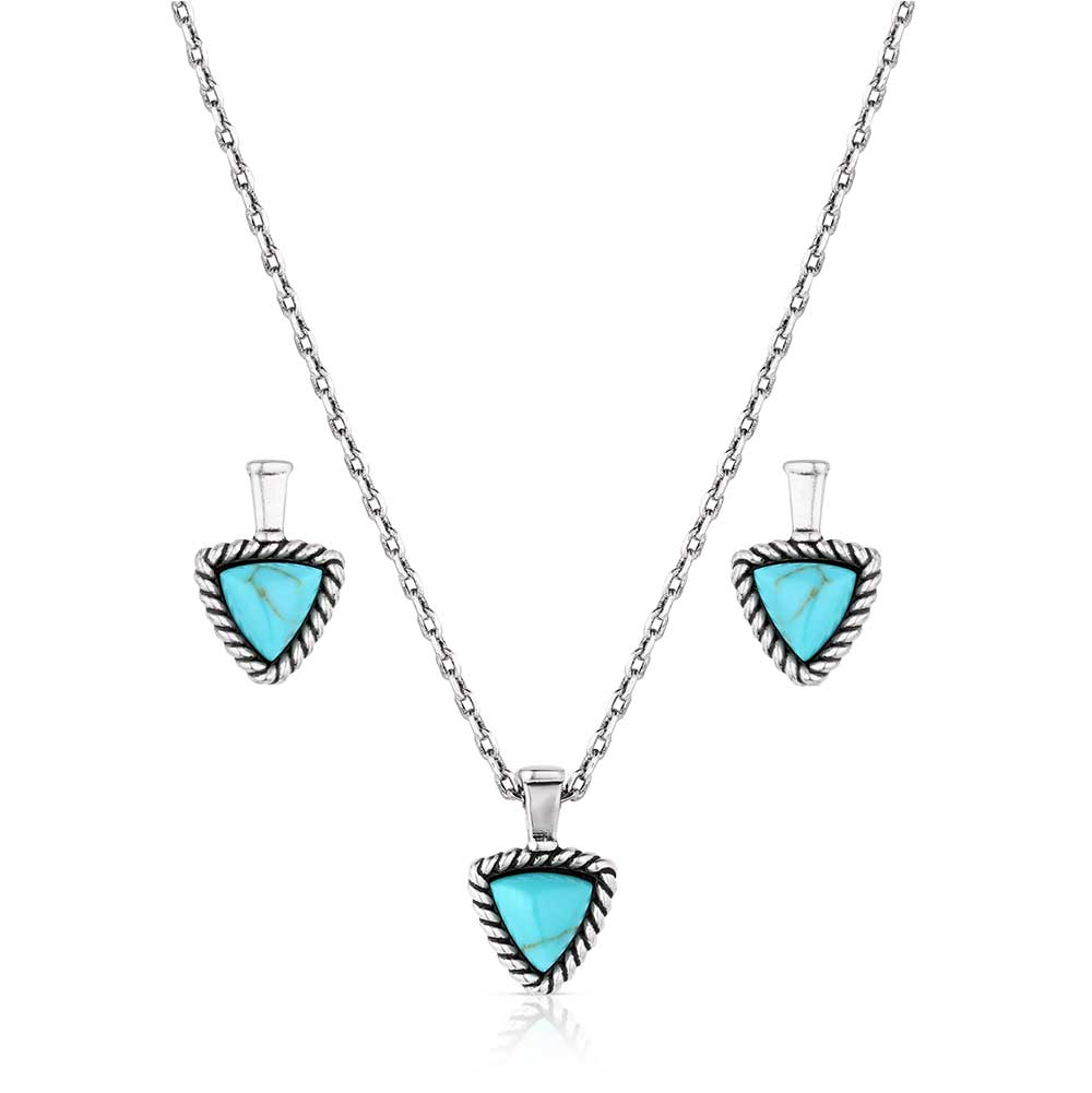 Braided Journey Turquoise Jewelry Set