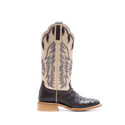Hyer Harper Blackberry Full Quill Ostrich Boot