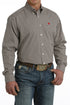 Men's Long Sleeve Cinch Western Shirt with buttons