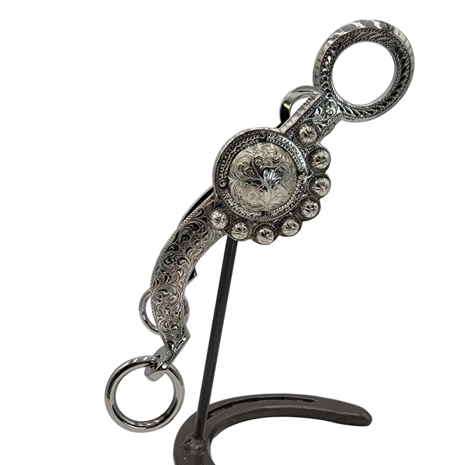 silver bit twisted wire short shank