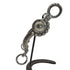 silver bit twisted wire short shank