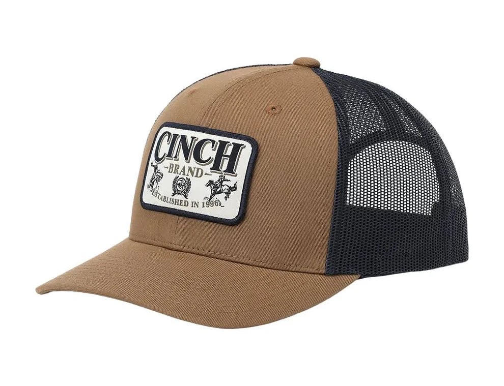 Cinch Men's Trucker Cap Brn/Tn/Blk