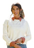 Cream Rodeo Fleece Sweatshirt CWK7502004
