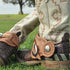 437 Natural Tombstone Spurstraps