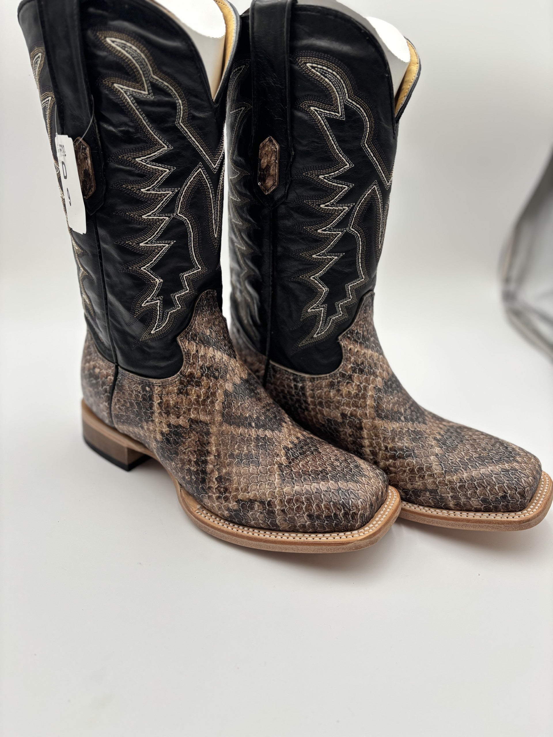 CT Mns Rattlesnake Print Western Boots Q6715