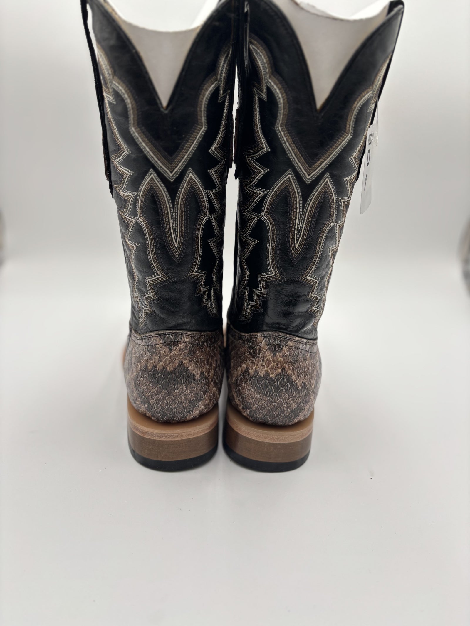 CT Mns Rattlesnake Print Western Boots Q6715