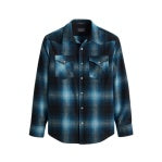 Canyon Wool Shirt  TurquoiseOmbre