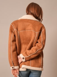 Wms Hanna Faux Suede Jacket