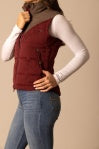 Wmn Kimes Lenora Maroon Vest