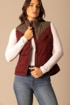 Wmn Kimes Lenora Maroon Vest