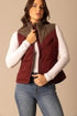 Wmn Kimes Lenora Maroon Vest
